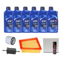 Kit Troca de Óleo Duster Flex 2.0 16v Até 2014 - ELF 10W40 + Higienizador