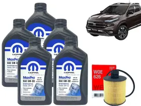 Kit Troca De Óleo e Filtro de óleo Fiat Toro Renegade e Compass Diesel 2.0