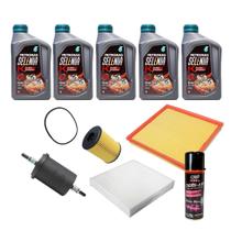 Kit Troca de Óleo Fiat Cronos Argo 1.8 16v Etorq Acima De 2017 - Selenia 5w30 + Higienizador
