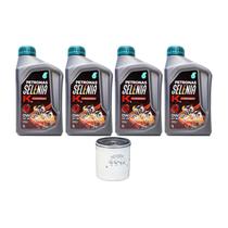 Kit Troca de Óleo Fiat Firefly - 1.0 6v / 1.3 8v - Argo Mobi Uno Cronos Strada - Selenia 0w20