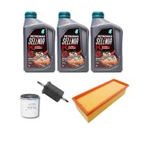 Kit Troca de Óleo Fiat Strada 1.4 8v Flex Acima De 2019 - Selenia 5w30