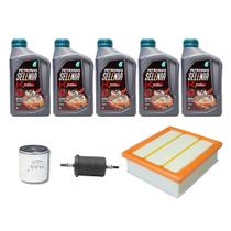 Kit Troca de Óleo Fiat Toro 2.4 16v Jeep Compass 2.0 Flex - Selenia K Pure Energy 5w30 Kit Troca de Óleo Fiat Toro 2.4 16v Jeep Compass 2.0 Flex - Selenia K Pure Energy 5w30