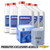 Kit Troca De Oleo Filtro 5w30 Semissintetico 5 Litros Pecas Astra s10 zafira blazer vectra - Pecas Genuinas GM