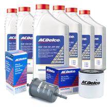 Kit Troca De Oleo Filtros 5w30 Sm Semissintetico 6 Litros Pecas Astra s10 zafira blazer vectra