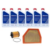Kit Troca De Óleo Gm Captiva Gasolina 2.4 2008-2012 - Acdelco 5w30 Semissintético