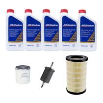 Kit Troca de Óleo Gm S10 Flex 2.4 Acima De 2012 Acdelco 5w30 Sintetico