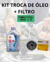 Kit Troca de Óleo HB20 Oléo Shell Helix HX8 5W30 Filtro 1.0 1.6 Flex 2013 a 2022 Kit Troca de Óleo HB20 Oléo Shell Helix HX8 5W30 Filtro 1.0 1.6 Flex 2013 a 2022