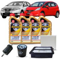 Kit Troca de Óleo Honda City Fit Flex 1.4/1.5 2009-2013