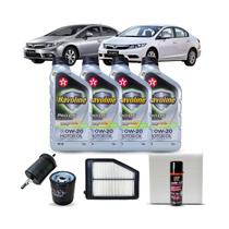 Kit Troca de Óleo Honda Civic G9 1.8 / 2.0 2013 a 2015