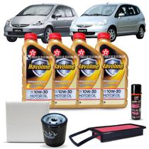 Kit Troca de Óleo Honda Fit 1.4 2005-2008 + Higienizador