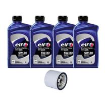 Kit Troca de Óleo Logan e Sandero 1.0 12v (3 cilindros) - ELF 5W30