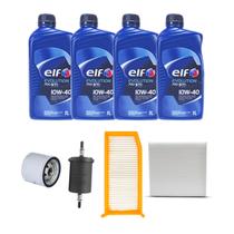 Kit Troca de Óleo Logan / Sandero 1.0 12v 3cil Elf 10w40 + Higienizador