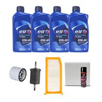 Kit Troca de Óleo Logan / Sandero 1.0 12v 3cil Elf 10w40 + Higienizador