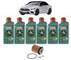 Kit troca de oleo mercedes a200 a250 b200 cla200 cla250 .