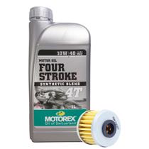 Kit Troca de Óleo MOTOREX 10W40 1lt + Filtro de Óleo VEDAMOTORS - CRF150 CRF 250R 04-17 CRF 450R 02-16 CRF 450X 05-18