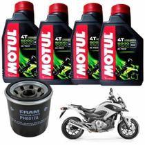 Kit troca de óleo nc 700x x filtro fram óleo 5100 10w30 Kit troca de óleo nc 700x x filtro fram óleo 5100 10w30