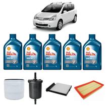 Kit Troca De Óleo Nissan Livina 1.8 16v Flex + Todos Filtros