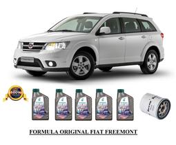 Kit Troca De Óleo Original Selenia K Power Sn Fiat Freemont