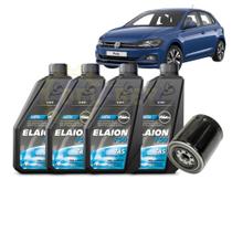 Kit Troca de Óleo Polo 1.0 Mpi Elaion 5w 40 F50 API SN + Filtro de Óleo