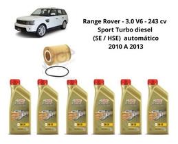 Kit troca de oleo range rover sport 3.0 diesel 2010 a 2013 Kit troca de oleo range rover sport 3.0 diesel 2010 a 2013