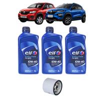 Kit Troca de Óleo Renault Kwid 1.0 12v 3cil Elf 10w40