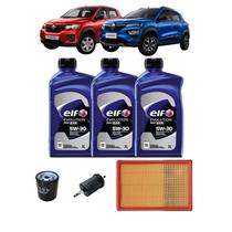 Kit Troca de Óleo Renault Kwid 1.0 12v 3cil Elf 5w30