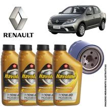 Kit troca de oleo Renault Logan 1.6 8V