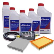 Kit Troca De Oleo Sintetico 15w40 Filtros Nova Vectra 2006 A 2009 Kit2079