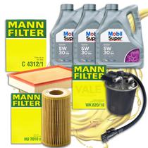 Kit troca de oleo Sprinter 415 / 515 5w30 2016 2017 2018 2019 Mobil Super 100% Sintético