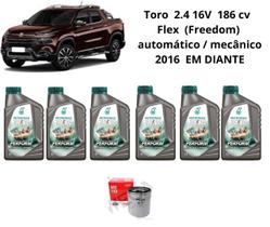Kit troca de oleo toro 2.4 2016 diante selenia