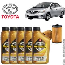 Kit troca de oleo Toyota Corolla 1.8 2.0 filtro ecológico