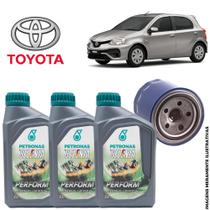 Kit troca de oleo Toyota Etios 1.3 1.5 16v Flex