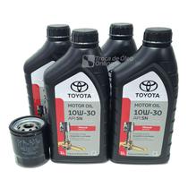 Kit Troca de Óleo Toyota Etios 1.3/1.5 Flex 2012-2015 - 4 LT Toyota 10w30 + Filtro de oleo