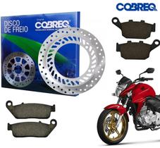 Kit Troca Disco + Pastilhas De Freio Cobreq Cb 300 Sem Abs Kit Troca Disco + Pastilhas De Freio Cobreq Cb 300 Sem Abs