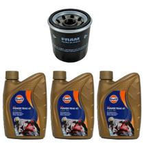 Kit Troca filtro/oleo gulf 15w50 sintetico Suzuki V Strom