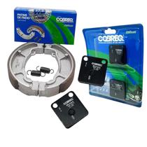 Kit Troca Freio Cobreq Pastilha + Lona Titan 125 150 ATE 08
