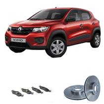 Kit Troca Freio Com Disco E Pastilha Dianteira Bproauto Kwid
