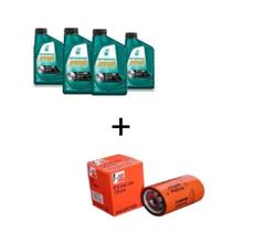 Kit Troca Oleo 4 20w50 + Filtro Oleo Motor Ap 1.6 1.8 2.0 Kit Troca Oleo 4 20w50 + Filtro Oleo Motor Ap 1.6 1.8 2.0