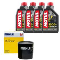 Kit Troca Óleo 4l Motul 5000+ 10w30 + Filtro Metal Leve Kit Troca Óleo 4l Motul 5000+ 10w30 + Filtro Metal Leve