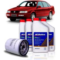 Kit Troca Oleo 5w-40 Api Sn Filtro De Nova Passat 1996 A 1997 Kit2051 - Kit Nova