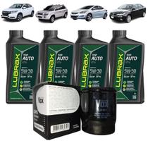 Kit Troca Oleo 5w30 Lubrax +filtro Cerato/elantra/tucson/hrv