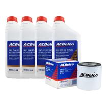 Kit Troca Oleo 5w30 Sintetico Filtro Acdelco