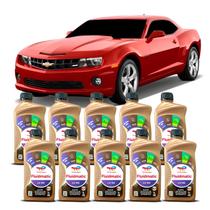 Kit Troca Oleo Cambio Automatico Fluidmatic LV MV ATF Dexron 6 Chevrolet Camaro 6.2 16V V8 2009 a 2015