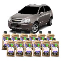 Kit Troca Oleo Cambio Automatico Fluidmatic LV MV ATF Dexron 6 Chevrolet Captiva 2.4 16V 2009 a 2011