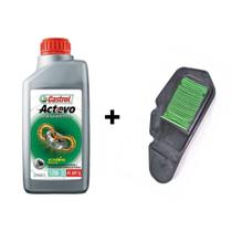 kit Troca Óleo Castrol 10W30 Filtro Ar Honda PCX 150 2012 - kit Troca Óleo Castrol 10W30 Filtro Ar Honda PCX 150 2012 -