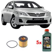 Kit Troca Óleo Castrol 5w30 Toyota Corolla 2.0 2010 Em Diant