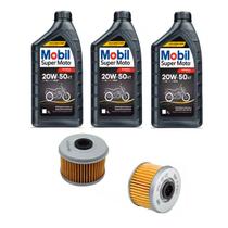 Kit Troca Oleo E Filtro Drag Star Xt660 MOBIL 20w50