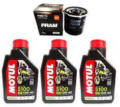 Kit Troca Oleo E Filtro Kawasaki Z 300 Ninja 300 Motul 10w40