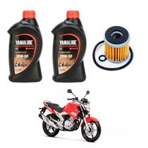 Kit Troca Oleo E Filtro Yamaha Fazer 250 Yamalube 20w50