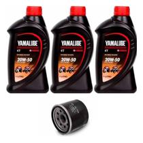 Kit Troca Oleo E Filtro Yamaha Mt-03 320cc Yamalube 20w50